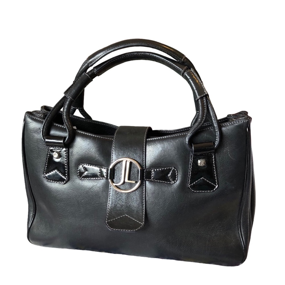 JUDITH LEIBER Handbag leather silver hardware